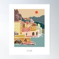 thumbnail image 1 of Amalfi Poster Wall Art, Modern Wall Decor For Living Room Bedroom, 8x12 UNFRAMED, 1 of 3