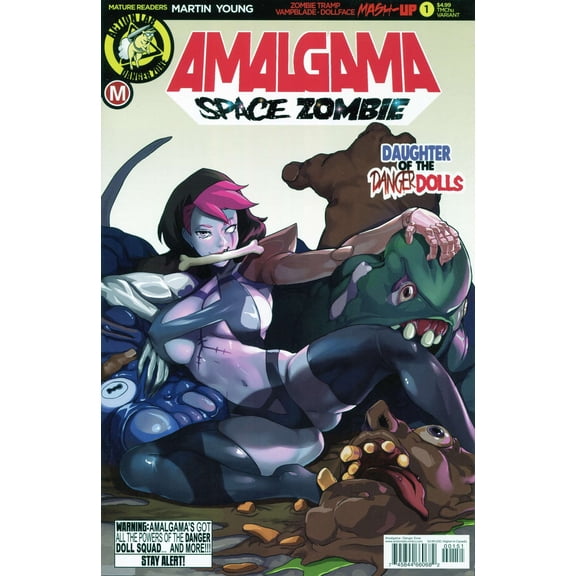 Amalgama: Space Zombie #1E VF ; Action Lab Comic Book