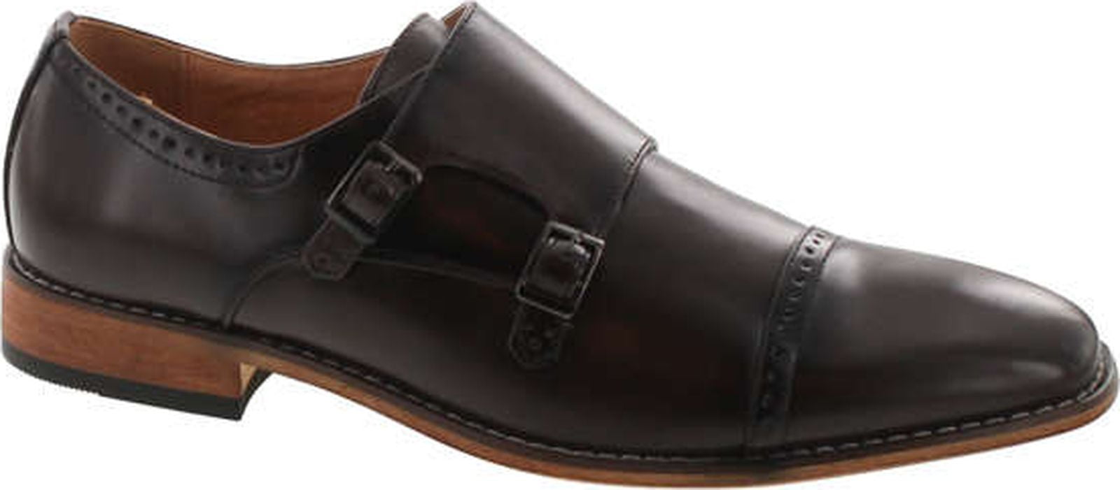 Amali Mens Baker Monk Strap Fashion Casual Shoes - Walmart.com