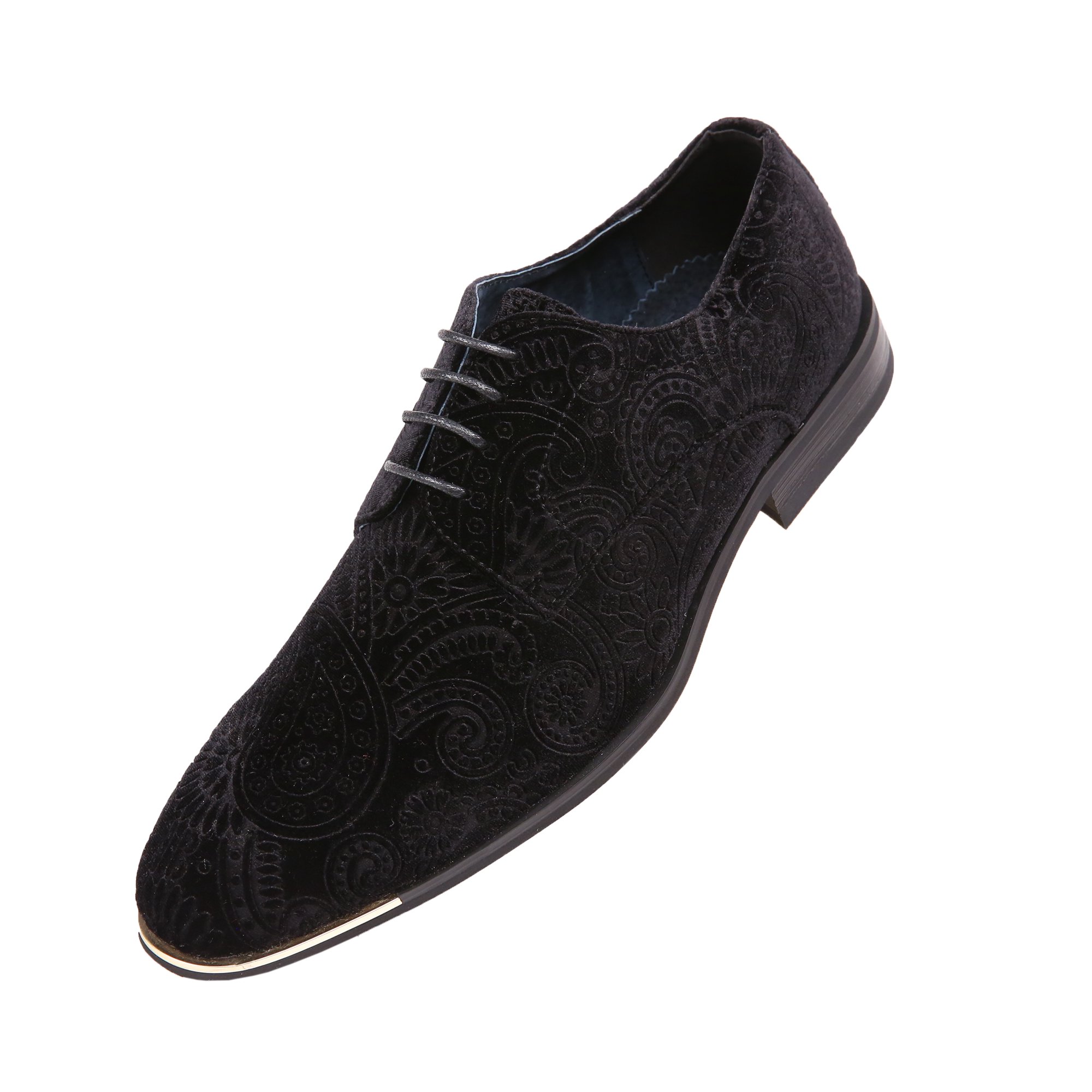 Men's Paisley Pattern Velvet Loafers