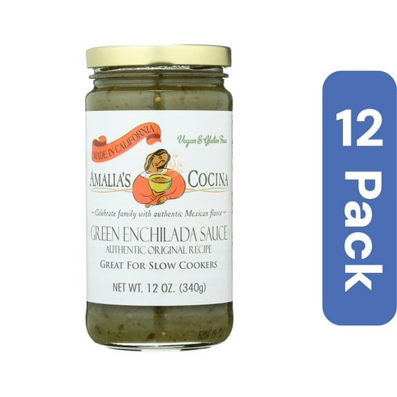 Amalias Cocina Green Enchilada Sauce 12 oz (Pack Of 12)