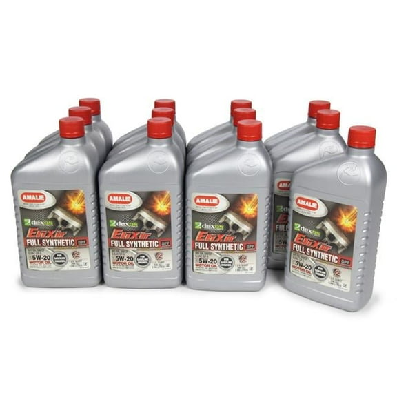Amalie AMA160-75746-56 1 qt. Elixir 5W20 Dexos1 Synthetic Motor Oil - Set of 12