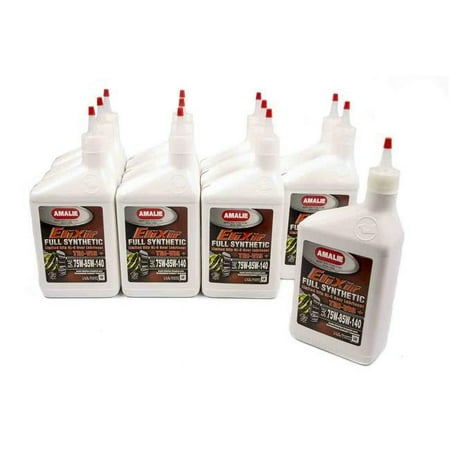 Amalie 160-71376-56 1 qt. Elixir Synthetic LS GL-5 75W-85W-140 Gear Oil, Case of 12
