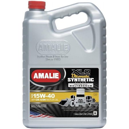 Amalie AMA160-79107-36 1 gal XLO Ultimate 15W40 Semi-Synthetic Motor Oil - Set of 4