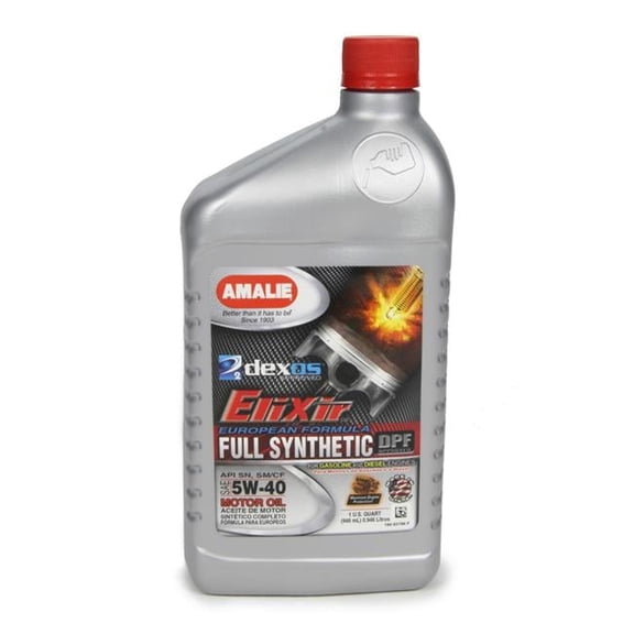 Amalie AMA65796-56 1 qt. Elixir 5W40 Dexos2 Synthetic Motor Oil