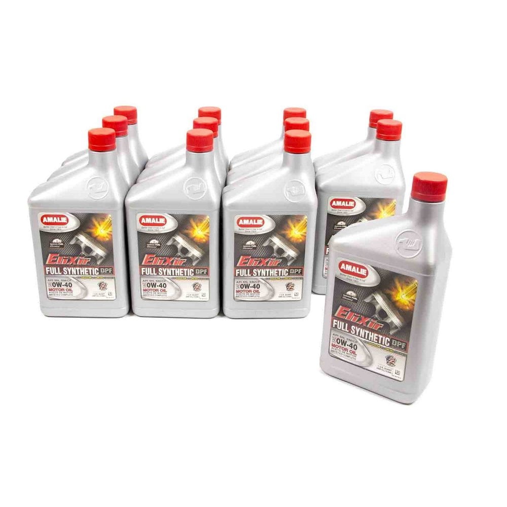 Amalie X-treme 10W-40 4T Motorcycle Oil – 1 Quart Bottle, Pack Of 12, For High Performance 4-Stroke Engines