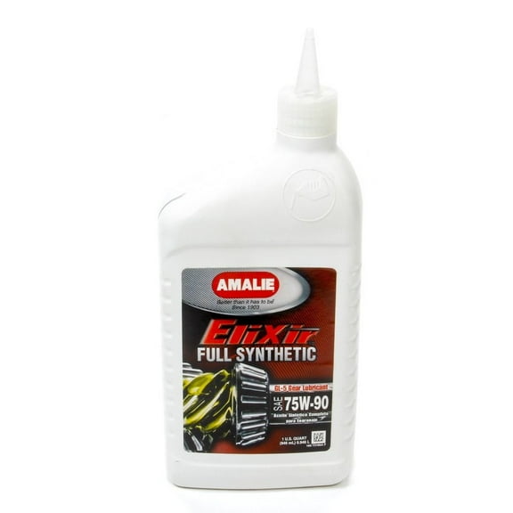 Amalie Elixir Full Syn GL-5 75w 90 Gear Oil 1Qt