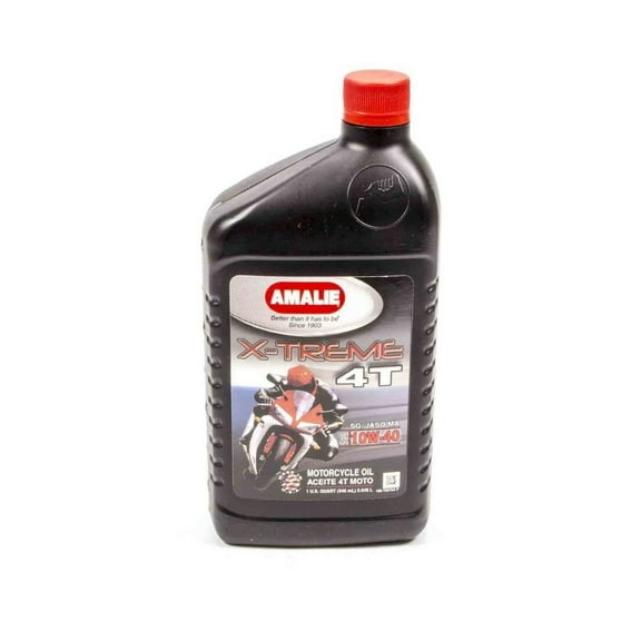Amalie X-treme 4T SG Motorcycle Oil 10w40 1Qt