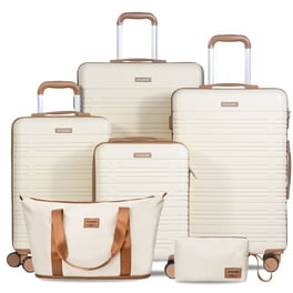 ★TOUT Y EST★ 5:30pm cream NR3SKS022CR 3PCS Hardshell Suitcase Set Roller Luggage Travel Set