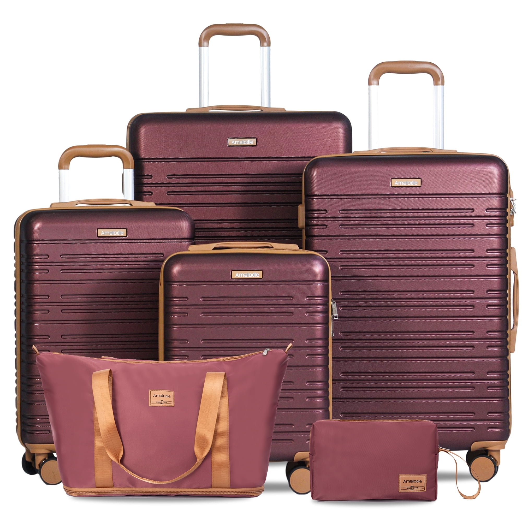 ノベルティセット 6type＋12type Hardside Luggage Sets 6 Piece, Hardshell Suitcase with TSA Lock