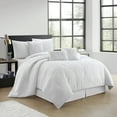 thumbnail image 1 of Amalthea 7 Piece Comforter Set, King, White, 1 of 4