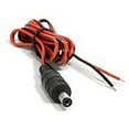 thumbnail image 1 of Amamax Professional Security Camera DC Male Power Plug New Pigtail Cable, 1 feet - Black, 1 of 5