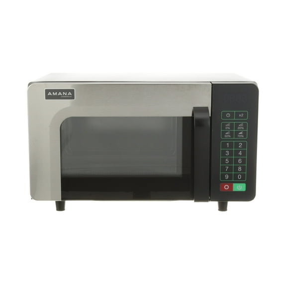 Amana 0.8 cu ft Countertop Microwave Ovens in Stainless Steel