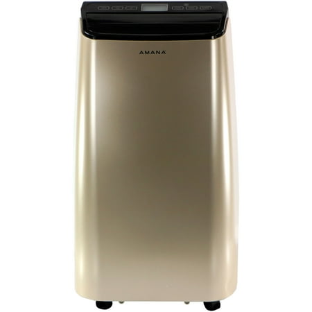 Amana - 450 Sq. Ft. Portable Air Conditioner - Black/Gold