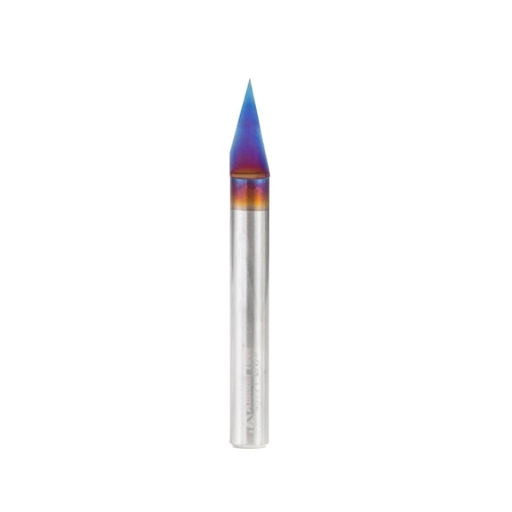 Amana 30 Solid Carbide Engraving / Carving Router Bit, 0.005 Tip Width x 1/4 Inch Shank