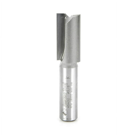 Amana 45432 5/8" x 2-7/8" Straight Plunge Solid Carbide Cutting Edge Router Bit