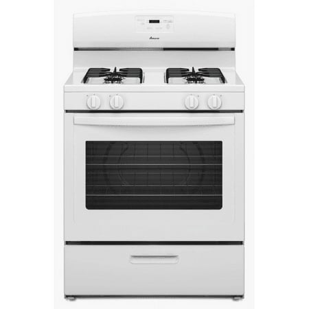 Amana - 5.1 Cu. Ft. Freestanding Gas Range - White