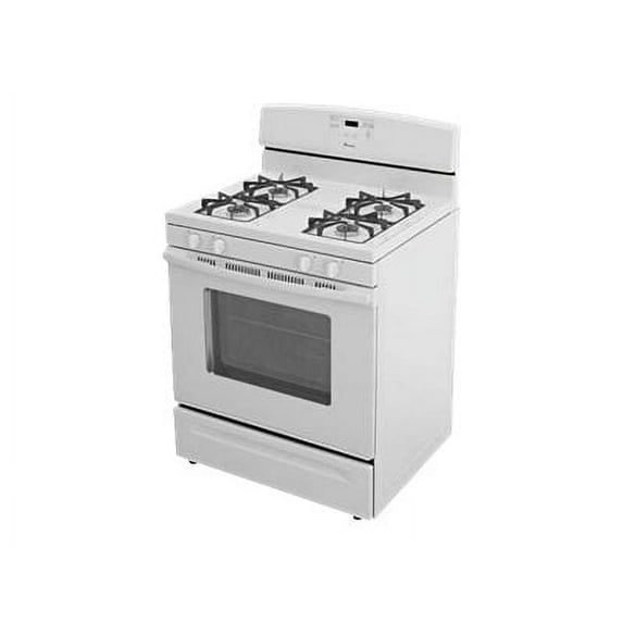 Amana AGR5630BDW - Range - freestanding - niche - width: 30 in - depth: 24 in - height: 36 in - with self-cleaning - white