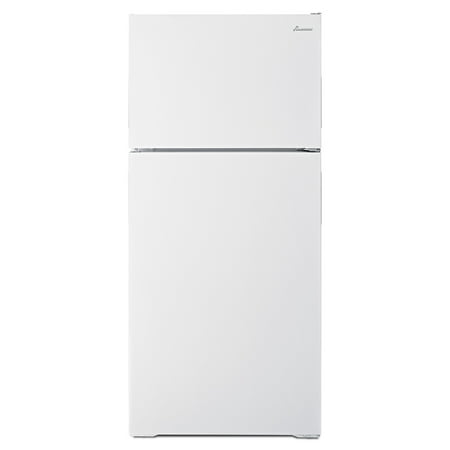 Amana - 14.4 Cu. Ft. Top-Freezer Refrigerator with Dairy Bin - White