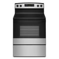 thumbnail image 1 of Amana® Brand New Model - AER6303MMS 30-inch Electric Range with 4.8 Cu ft oven. - assembled product Depth: 27.5” - assembled product height: 46.08” - assembled product Width: 30”, 1 of 10