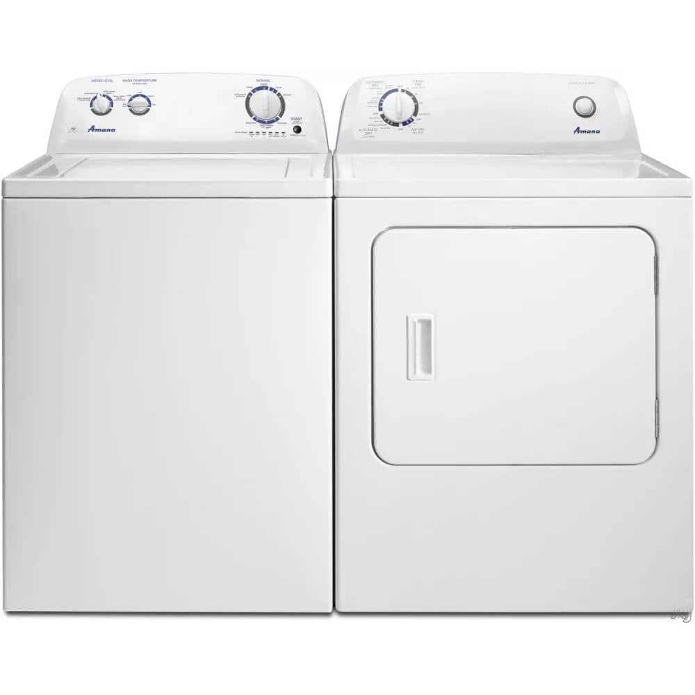 Amana NTW4516PR White Top Load Washer/Dryer Pair