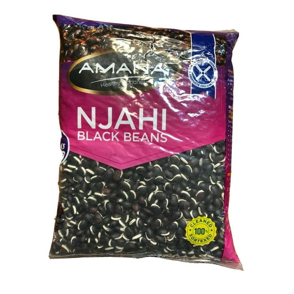 AMANA NJahi Black Beans – 2.2LB | Premium African Black Beans for Cooking Traditional