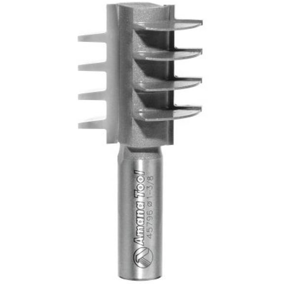 Amana Tool 45796 Finger Joint 2-Flute Carbide Tipped Router Bit, 1/2-Inch Shank