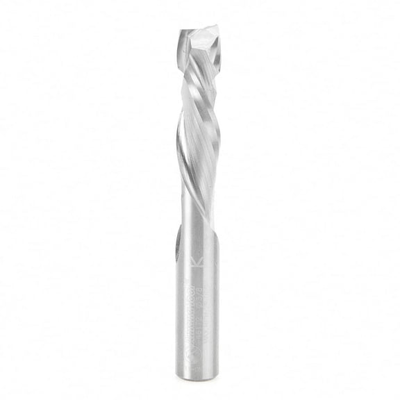 Amana Tool 46172 CNC Solid Carbide Compression Spiral 3/8 D x 1 CH x 3/8 SHK x 3 Inch Long Router Bit