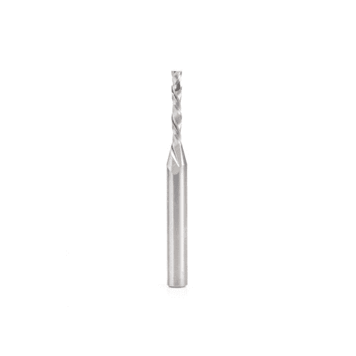 Amana Tool 46176 CNC Solid Carbide Compression Spiral 1/8 D x 13/16 CH x 1/4 SHK x 2-1/2 Inch Long Router Bit