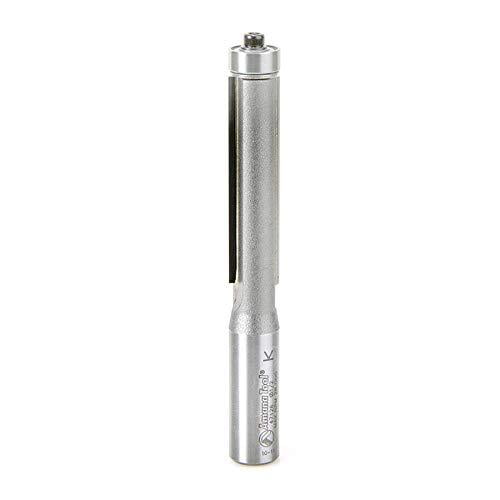 Amana Tool 47126 Flush Trim Extra Long with Ball Bearing Guide 1/2-Inch Diameter by 2-Inch Cutting Height by 1/2-Inch Shank Carbide Tipped Router Bit