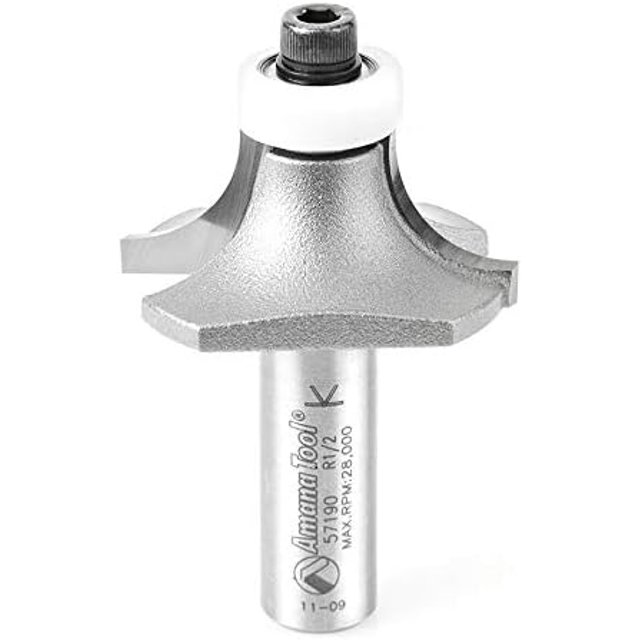 Amana Tool 57190 Carbide Tipped Corner Rounding with UltraGlide