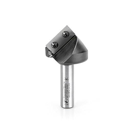 Amana Tool RC-1100 Insert Miter Fold 91 Deg x 3/4 CH x 1/2 Inch SHK CNC Router Bit