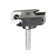 Amana Tool RC-2248 Mini Spoilboard Surfacing & Rabbeting Flycutter 1-1/2 D x 12mm 15/32 CH x 1/4 Inch SHK Insert Router Bit