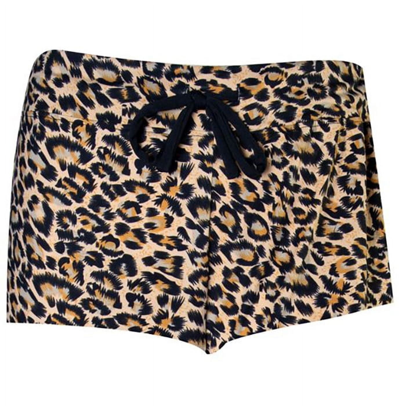 Amanda Blu Medium Leopard Pajama Shorts
