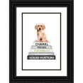 thumbnail image 1 of Amanda Greenwood 11x14 Black Ornate Wood Framed with Double Matting Museum Art Print Titled - Golden Bookstack, 1 of 4