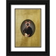 thumbnail image 1 of Amanda Greenwood 13x18 Black Ornate Wood Framed with Double Matting Museum Art Print Titled - Classic Frenchie, 1 of 4