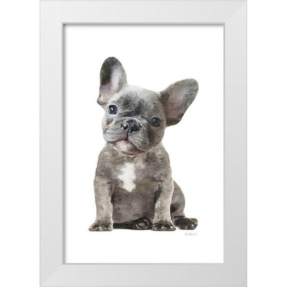 Amanda Greenwood 23x32 White Modern Wood Framed Museum Art Print Titled - Frenchie IX
