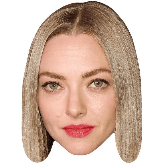 Amanda Seyfried (Make Up) Big Head. Larger than life mask.