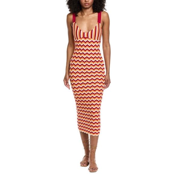 Amanda Uprichard womens Daiquiri Maxi Dress, m, Pink