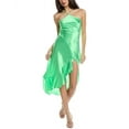 thumbnail image 1 of Amanda Uprichard womens  Dasha Silk Maxi Dress, L, Green, 1 of 2