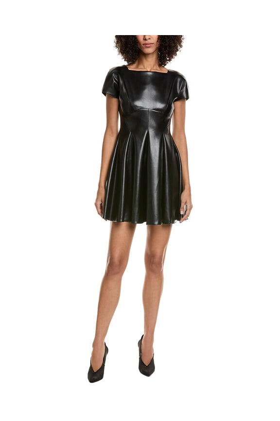 womens Harper Mini Dress, xs, Black