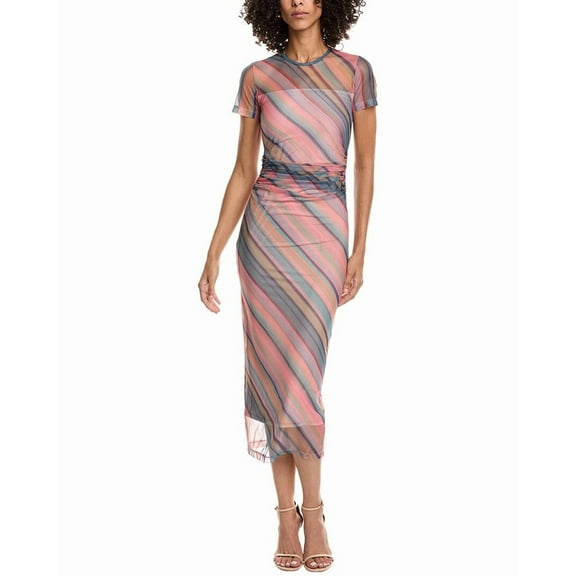 Amanda Uprichard womens  Lyle Midi Dress, s, Brown