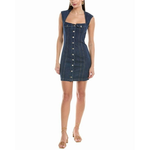 Amanda Uprichard womens  Reeves Mini Dress, xs, Blue