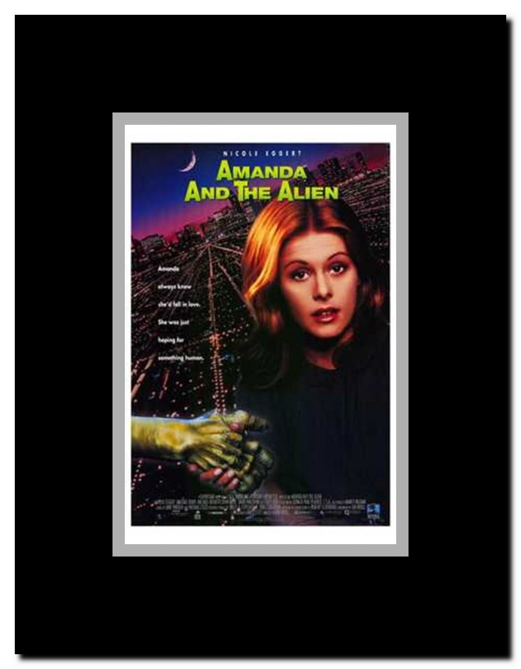 Amanda and the Alien Framed Movie Poster