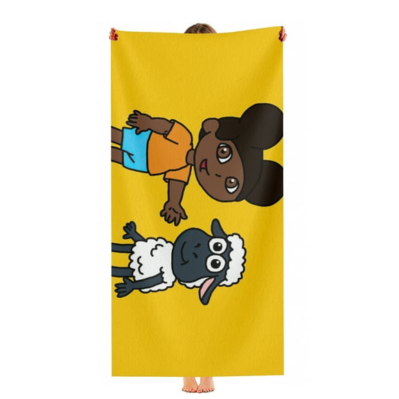 Amanda the Adventurer Beach Towel Gift for Women Girls Boys Teenager Men 30"x60" Quick Drying Microfiber