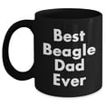 thumbnail image 1 of Amangny Beagle Dog Dad Gifts from Men to Family, Best Beagle Dad Ever Quote on Black Coffee Mug for Christmas, 1 of 5