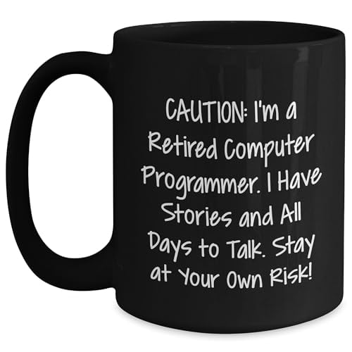 Amangny Cautionary Tale Coffee Mug, Funny Quote Inside, Ideal Gift for Computer Programmer, Valentine's Special, Gifts from Friends to Computer Programmer (150-200 characters in total)