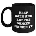thumbnail image 1 of Amangny Dancer Keep Calm Stay Funky Gifts for Her Dancer Birthday Black Coffee Mug, 1 of 5