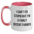thumbnail image 1 of Amangny Funny Farmer Two Tone Coffee Mug Gifts from Friends and Family for Christmas, 1 of 5