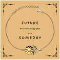 thumbnail image 1 of Future Insurance Adjuster Sunflower Bracelet - Inspirational Gift for Graduation or Birthday, Confidence and Hope Jewelry for Insurance Adjusters, 1 of 5
